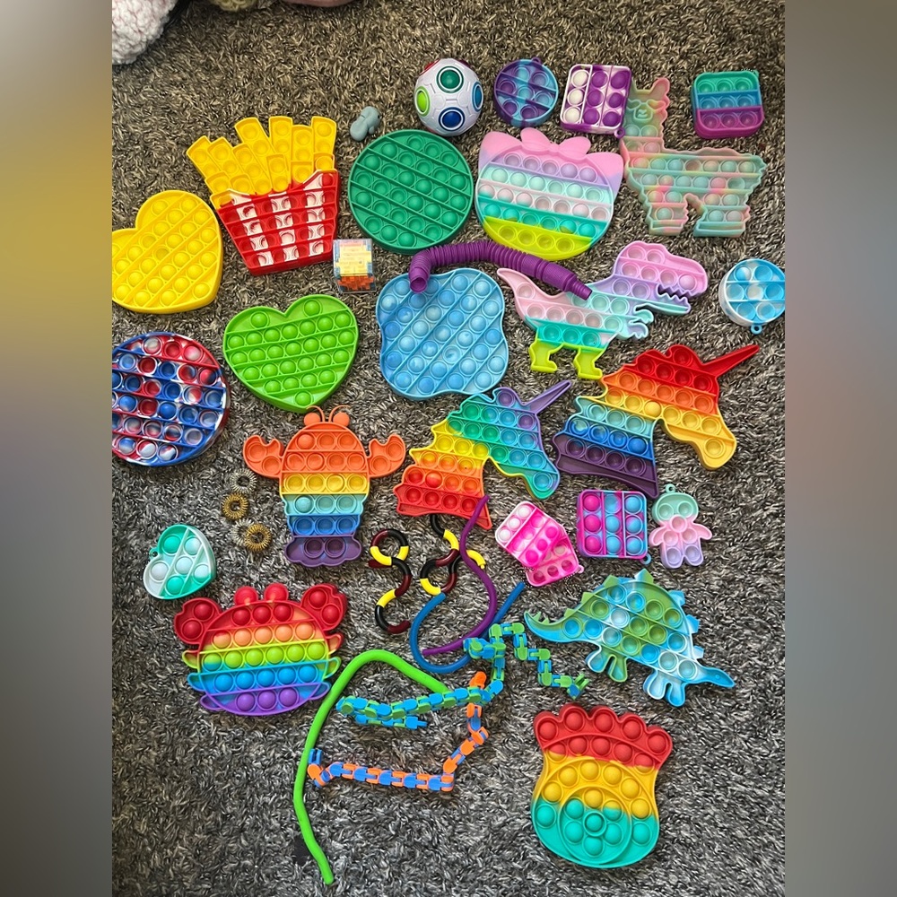 Fidget toys assortment 39 total items